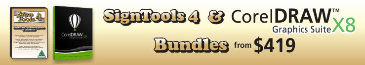 SignTools 4 and CorelDRAW X8 from $419